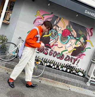 ミディアム パーマ メンズ メンズパーマ 赤司 泰樹のヘアスタイル