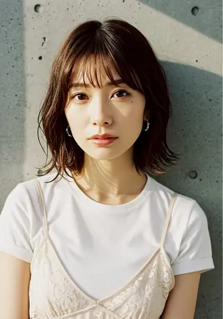 ショート 🫧下石 にな🫧のヘアスタイル