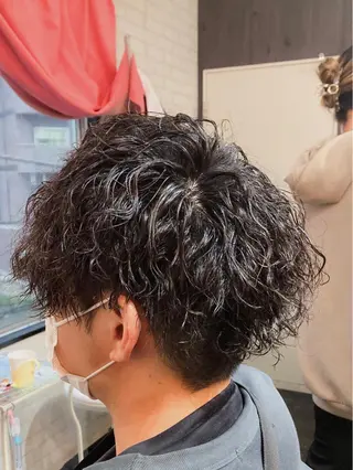 ショート パーマ メンズ Kimura Shinyaのヘアスタイル