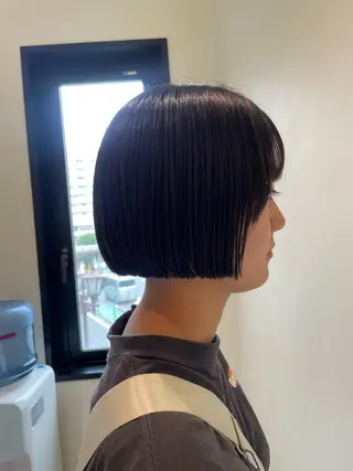 ショート ボブ/インナーカラー /眉毛/Miyuのヘアスタイル