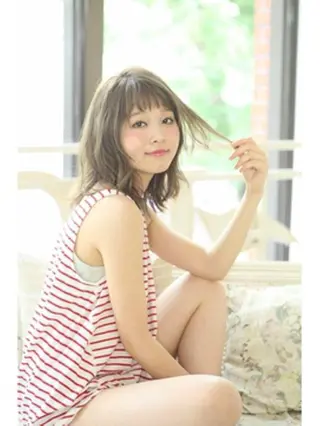 セミロング カラー charme【 シャルム 】所属・ボブ/レイヤー/ nanamiのヘアスタイル