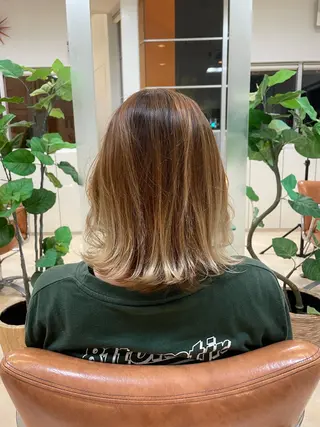 ミディアム 大宮｜メンズカット ダブルカラー｜パーマのヘアスタイル