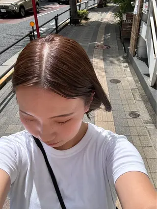 カラー ショート✂︎ ゆるパーマKANOのヘアスタイル