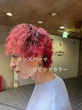 カラー パーマ メンズ short only salon  TOSS所属・山下 芽のヘアスタイル