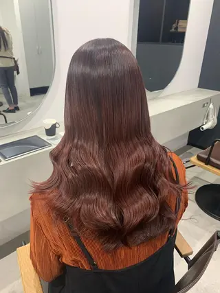 ロング カラー little 小濱彰太のヘアスタイル