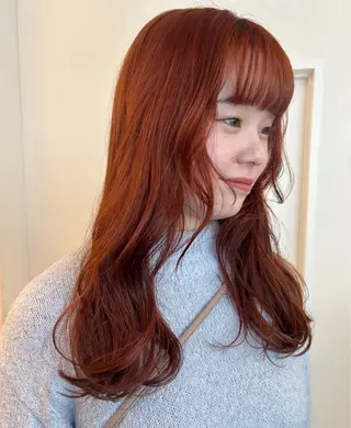 ロング レイヤーカット/ 透明感カラーmikuのヘアスタイル