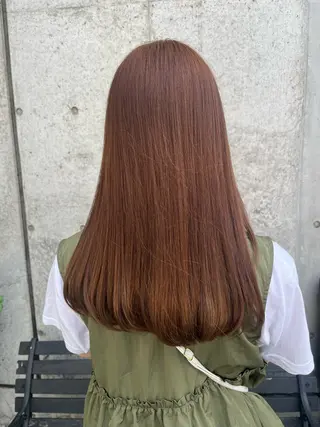 ロング 東村 桃花のヘアスタイル