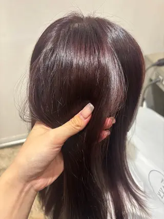 ミディアム カラー NAVY/ Miharuのヘアスタイル