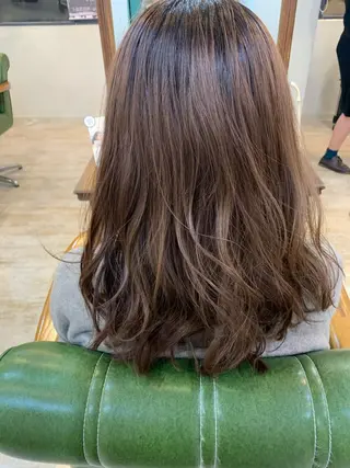 ロング パーマ 藤間 帆乃夏（とうまほのかのヘアスタイル