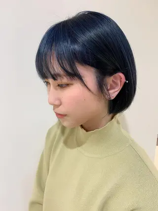 ショート カラー 🍓韓国ヘア レイヤ ーカット🍓笠原 葵のヘアスタイル