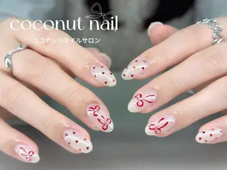 ネイル 神田 ココナッツのネイルデザイン