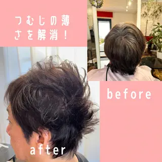 ショート カラー メンズ 薄毛専門 メンズカットREEのヘアスタイル