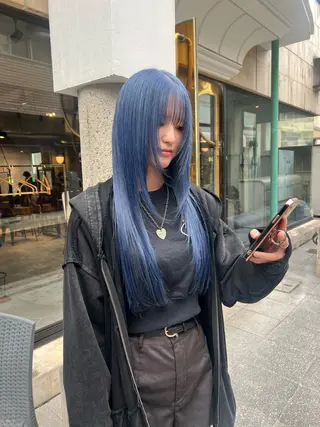 ロング カラー 透明感/艶カラー 🌿KANTAのヘアスタイル