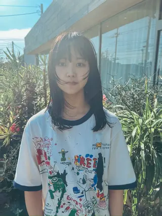 セミロング つくばUtooe's 副店長　寺沢颯のヘアスタイル