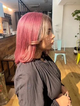 ミディアム 中村 彩奈のヘアスタイル