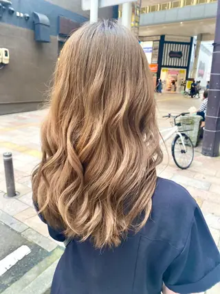ロング カラー ヘアアレンジ 🍓後藤 はるな🍓のヘアスタイル