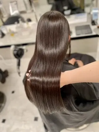 カラー ヘアアレンジ ロング 🫧柔らか透明感🫧 大人っぽヘア🛁🫧のヘアスタイル