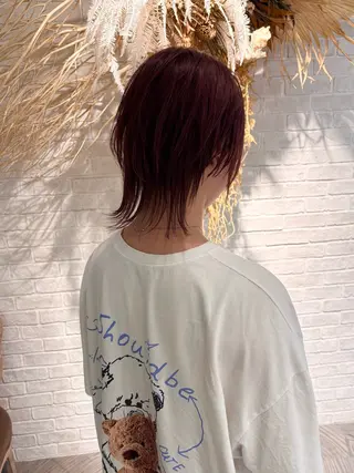 ショート カラー ヘアアレンジ ボブぷる艶🌈 艶髪矯正✨遠藤龍雅のヘアスタイル