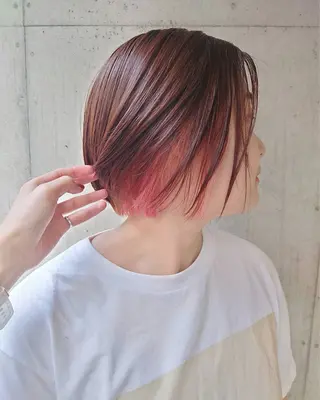 ショート カラー bAteAu所属・💎透明感カラー💎 本田 天音のヘアスタイル