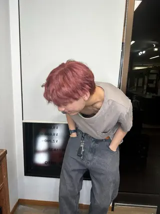 カラー メンズ peg.hair所属・ブリーチカラー🫧 森　凪沙のヘアスタイル