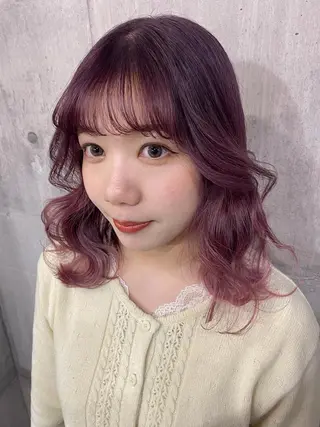 ミディアム カラー SHURI❤️🔥 中/韓mix ♡のヘアスタイル