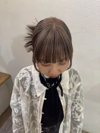 ミディアム FERIA梅田🖤 透明感カラー🎀のヘアスタイル
