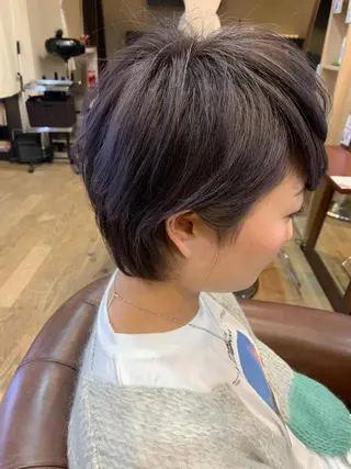 ショート 永田 志織のヘアスタイル