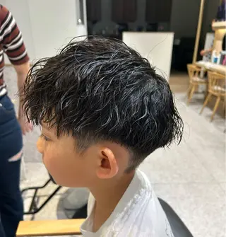 メンズ キッズ ♡ハイトーン★ ネイル/しの♡のヘアスタイル