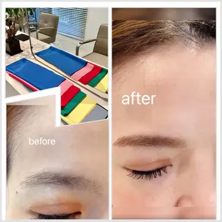 アイブロウ ヘアメイクkeiko 🌈パーソナルカラーのヘアスタイル