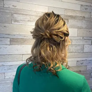 ミディアム ヘアアレンジ ボブカット/アレンジ /さきのヘアスタイル