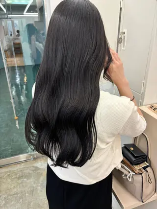 ロング カラー 🔵暗髪　特化🔵 梅田・増田のヘアスタイル