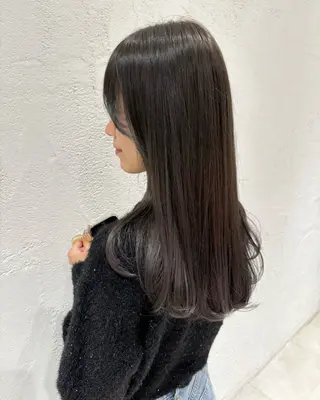 ロング カラー サソウ ユリエ🥥のヘアスタイル