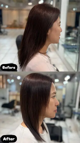 ミディアム insence glue所属・小林 眞澄のヘアスタイル