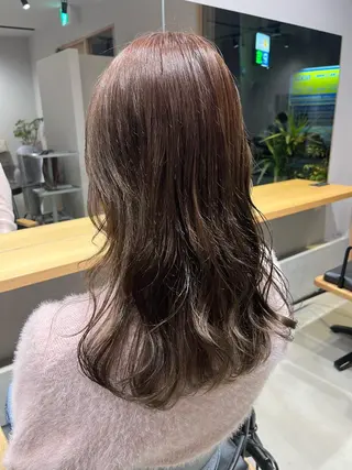 カラー ヘアアレンジ MINX The pass所属・透明感ケアカラー/ レイヤー/ryokaのヘアスタイル