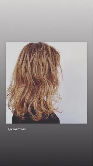 セミロング カラー marie-anne 浜松元目店のヘアスタイル