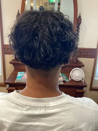 ショート パーマ メンズ おしゃれ泥棒 石原メンズ特化美容師のヘアスタイル