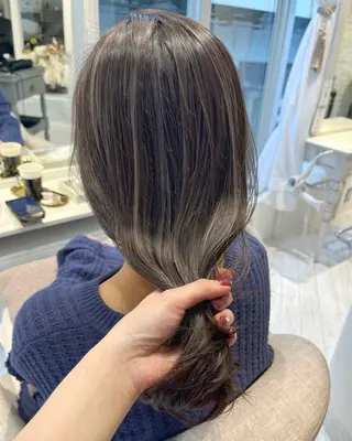 セミロング ボブ/レイヤー/ 茉莉花のヘアスタイル