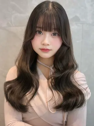 ロング カラー ヘアアレンジ ️🫧中島遼香🫧 Ess🪽髪質改善のヘアスタイル