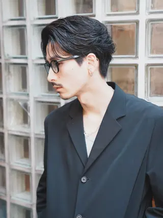 ショート パーマ メンズ fifth銀座店 窪田潤平のヘアスタイル