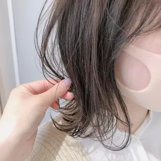 ミディアム 似合わせ艶髪カラー ❤️ハダユミのヘアスタイル