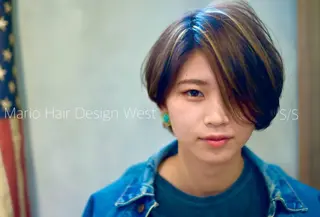 ショート カラー 竹嶌 健吾のヘアスタイル