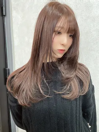 ロング カラー AIRI layer cut hairのヘアスタイル