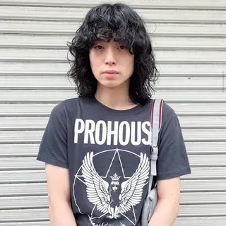 ミディアム 鈴木 隼人のヘアスタイル