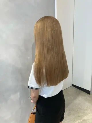 ロング カラー 🟢ボブパーマ/ハー ドパーマ/大西🟢のヘアスタイル