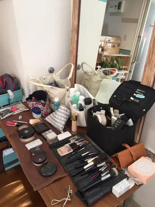 ミディアム カラー ヘアアレンジ ヘアメ/着付け 清水玲歌のヘアスタイル