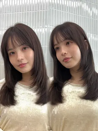 セミロング カットモデル募集中 yukari🌷のヘアスタイル