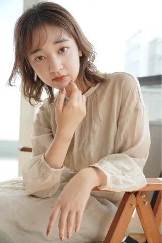 【髪質改善】 夏目結以のヘアスタイル