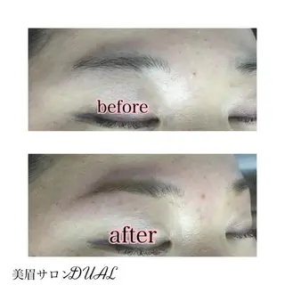 ショート ミディアム セミロング ロング カラー パーマ ヘアアレンジ ネイル マツエク・マツパ 眉毛サロン DUAL 恵比寿の眉毛・アイブロウイメージ