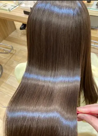 セミロング カラー ヘアアレンジ 新宿メンズパーマ ヨモギダのヘアスタイル