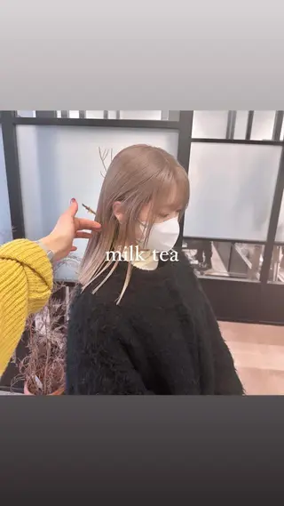 カラー storiiz所属・本田大輝top designerのヘアスタイル